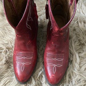 Ariat Red Leather Women's Boots Size 7